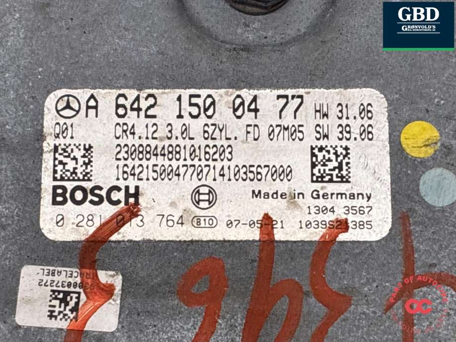 Styreenhet motor til Mercedes R-Klasse 2006-2013 (W251) (W251) (A 642 150 94 26|A 642 150 04 77|)