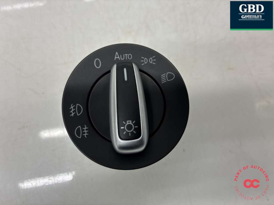 Bryter lys til VW Tiguan, 2011-2016 (Type I, Fase 2)  (3C8 941 431 A  XSH)