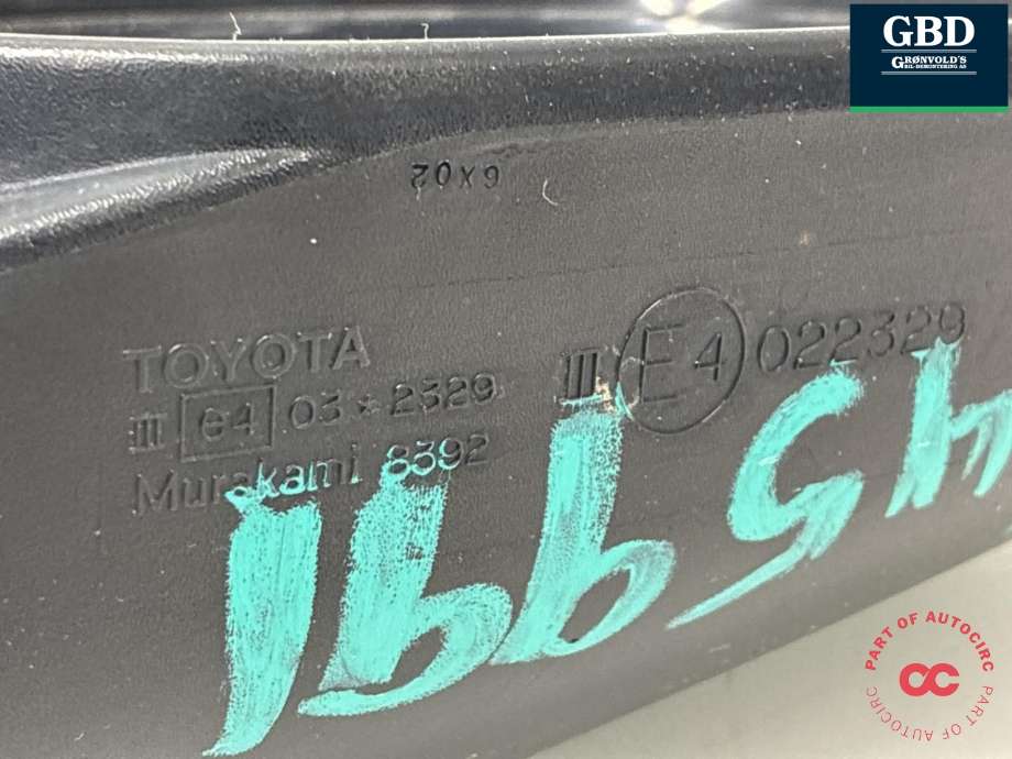 Speil høyre til Toyota RAV4 2006-2009 (Type III, Fase 1)  (8791042A01|)