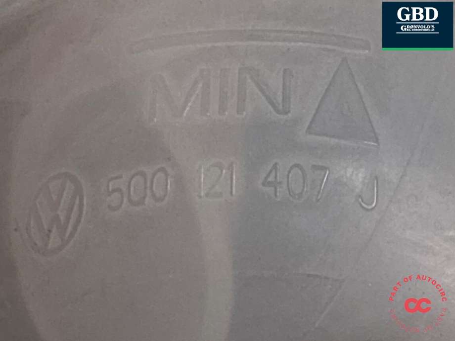 Ekspansjonstank til Audi A3 2016-2020 (Type III, Fase 2) (5Q0 121 407 Q|5Q0 121 407 J|500 121 407 J)