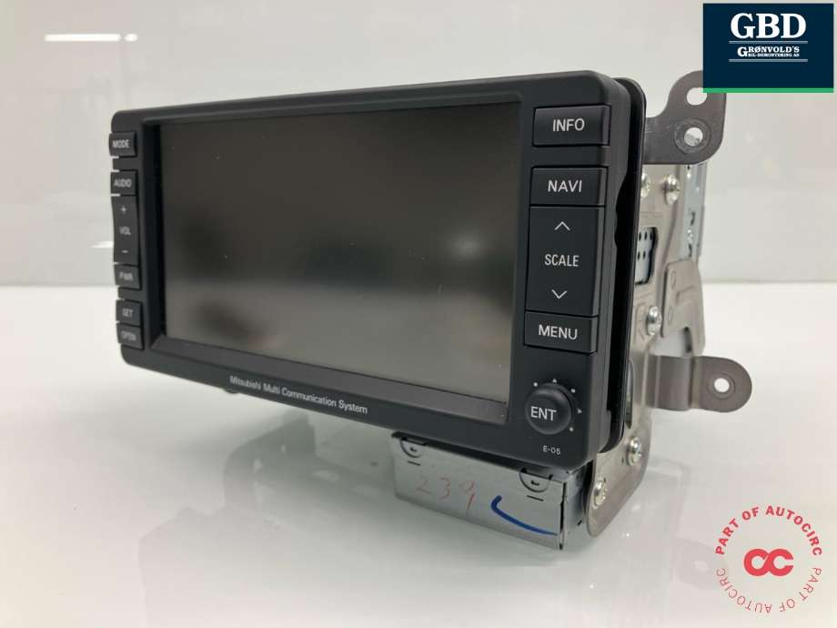 Bilstereo navigasjon til Mitsubishi Outlander 2010-2012 (Type II, Fase 2)  (8750A239|)