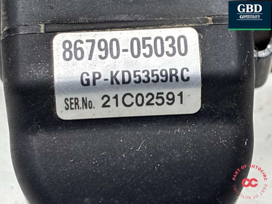 Parkeringskamera bak til Toyota Avensis 2009-2015 (Type III, Fase 1)  (8679005030|GP-KD5359RC|)