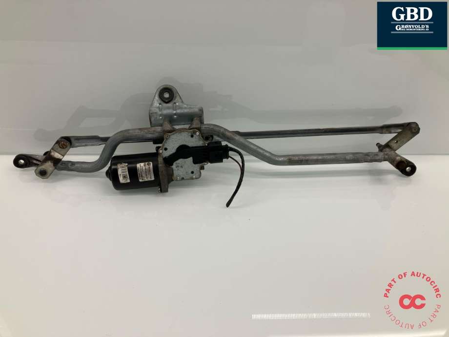 Viskermotor frontrute komplett m/overføring til VW Transporter / Caravelle 2003-2009 (Fase 1) (T5) (T5) (7E1 955 113 G| 7E1 955 113|7E1 955 603 C|7H1 955 603 | 7H1 955 023 B)