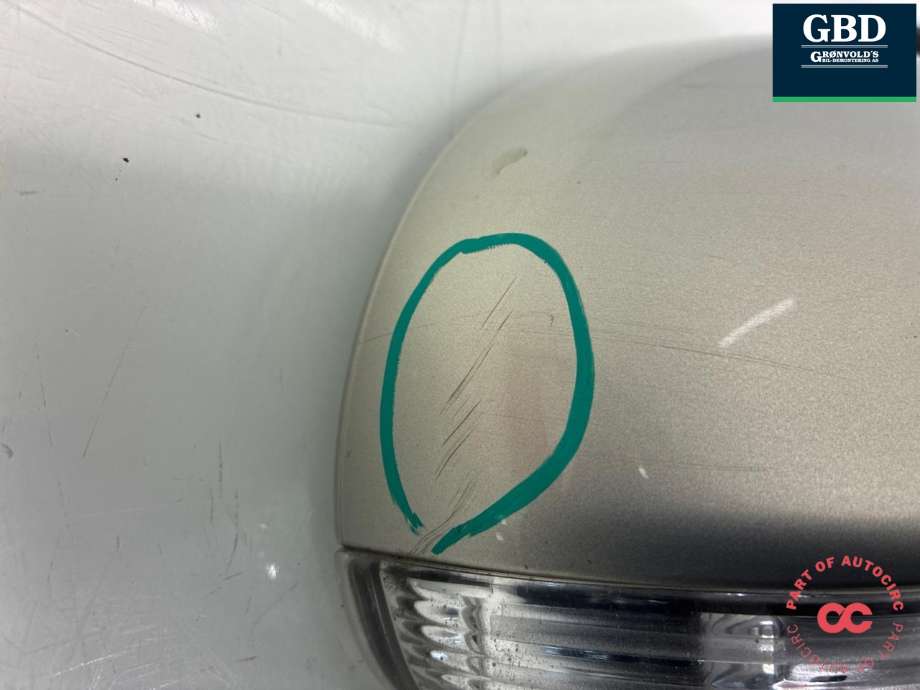 Speil høyre til VW Golf, Plus/Cross 2009-2013 (Fase 2)  (5M1 857 508 AQ 9B9|)