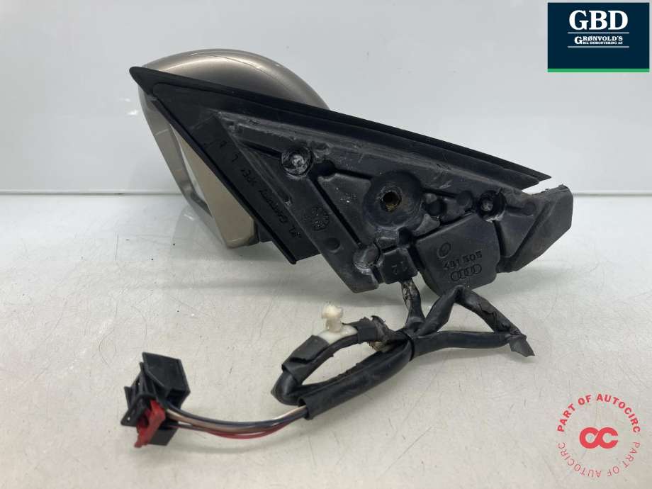 Speil venstre til Audi A3 2003-2008 (Type II, Fase 1) (8P1 858 531 K 01C|)