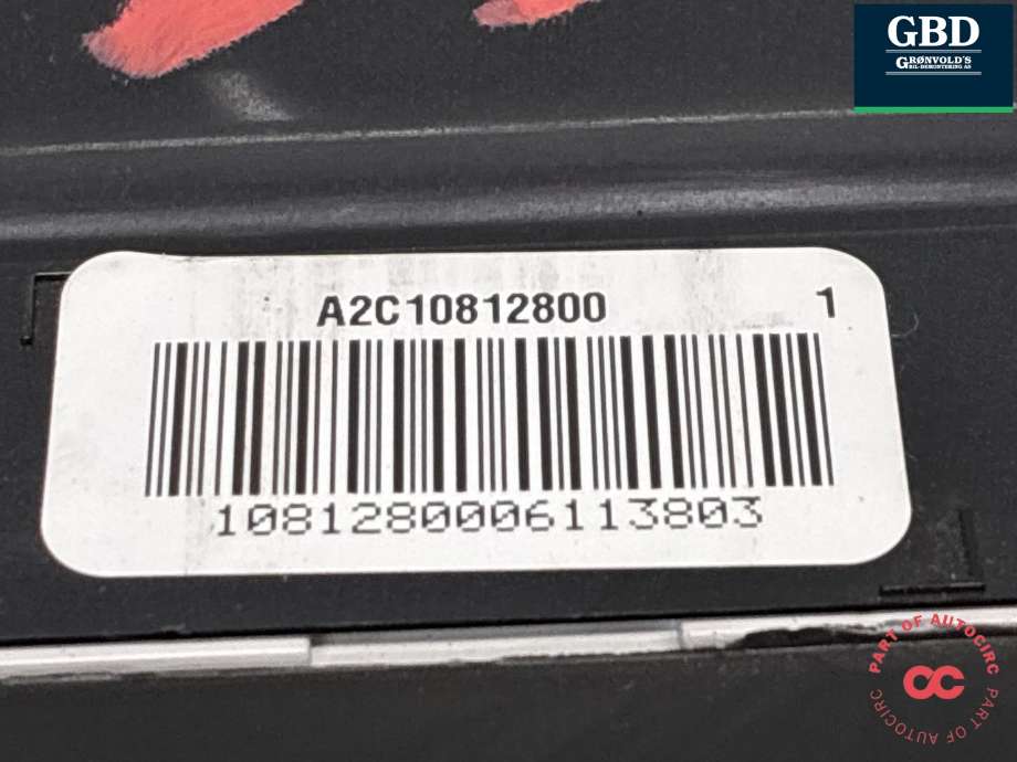 Instrumentpanel til Dodge RAM 2019-->> (Type V)  (68453474AC|A2C10812800|)