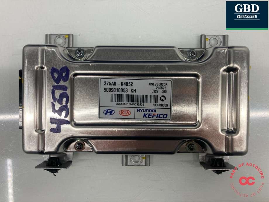 Styreenhet batteri elbil (BMS - Battery Management System) til Hyundai Kona 2017-2021 (Type I, Fase 1)  (375A0K4 050|375A0-K4052|9009010053 KH)