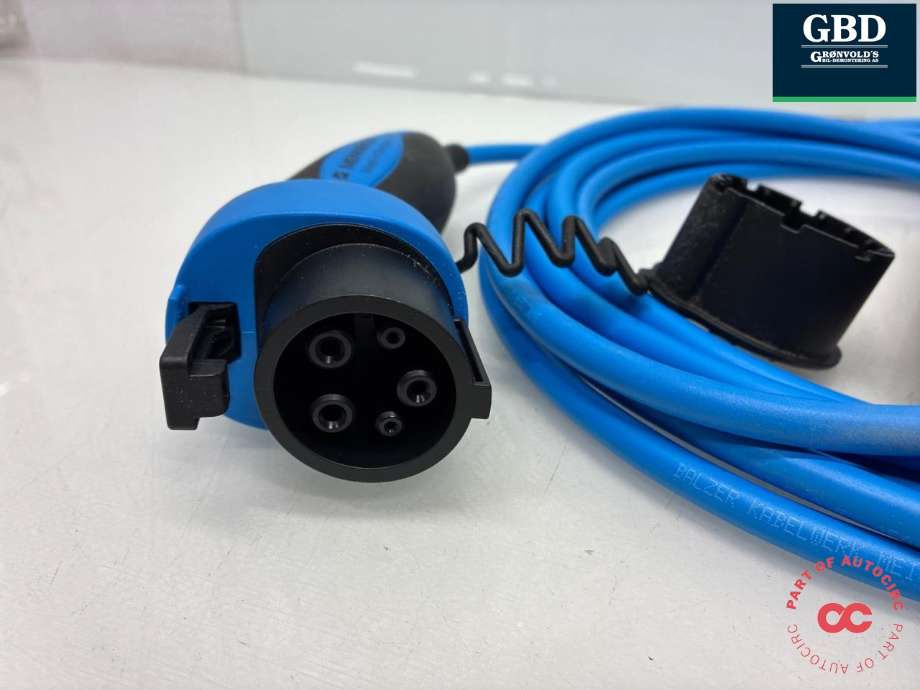 Batterilader kabel til MG ZS EV 2022-->> (Type I, Fase 2)  (NO PART ID|)