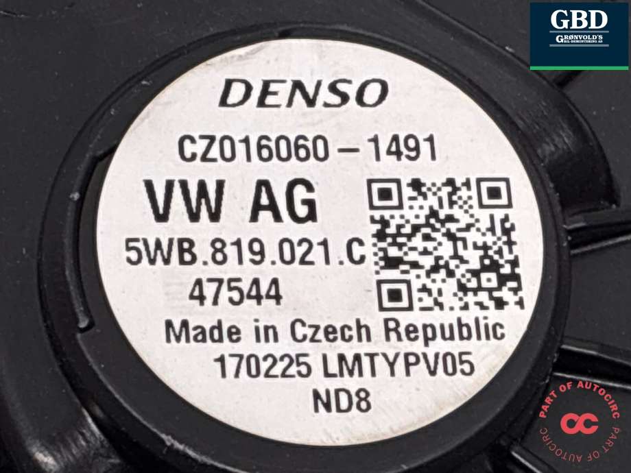 Varmeapparat motor til MAN TGE 2017-->>  (65.61930-0018|65.61930-0012|5WB 819 021 C)
