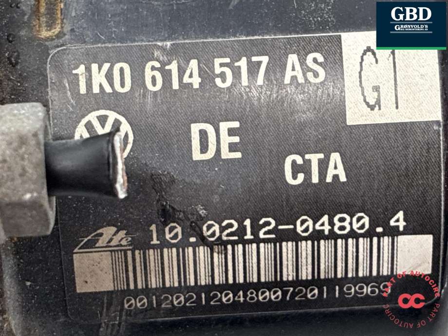 ABS sentral til Škoda Yeti 2009-2013 (Fase 1)  (NO PART ID|)