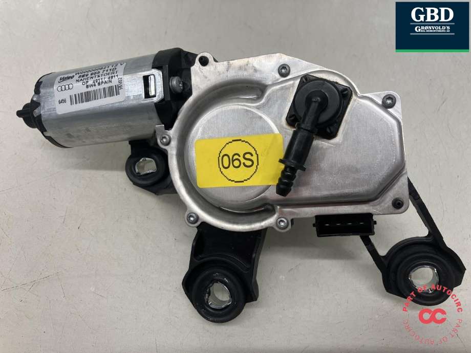 Viskermotor bakrute til Audi A3 2003-2008 (Type II, Fase 1)  (VALEO|8R0 955 711 C|8E9 955 711 E|W000000621)