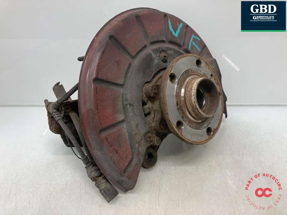 Hjulspindel venstre foran til Audi A3 2003-2008 (Type II, Fase 1)  (1K0 407 255 AA|1K0 407 255 N|)