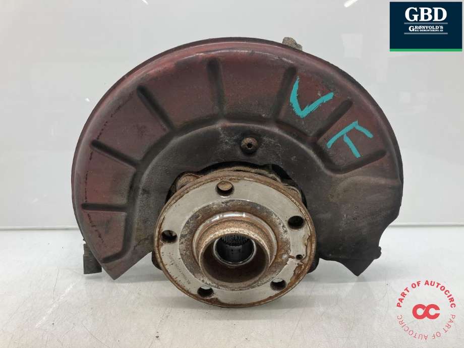 Hjulspindel venstre foran til Audi A3 2003-2008 (Type II, Fase 1)  (1K0 407 255 AA|1K0 407 255 N|)