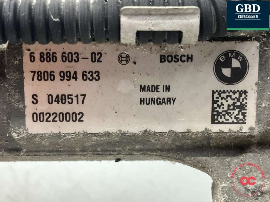 Tannstang elektrisk til BMW 5-Serie 2017-->> (G30/G31) (G30/G31) (BOSCH|32 10 6 886 583|6 886 603|7806 994 633)