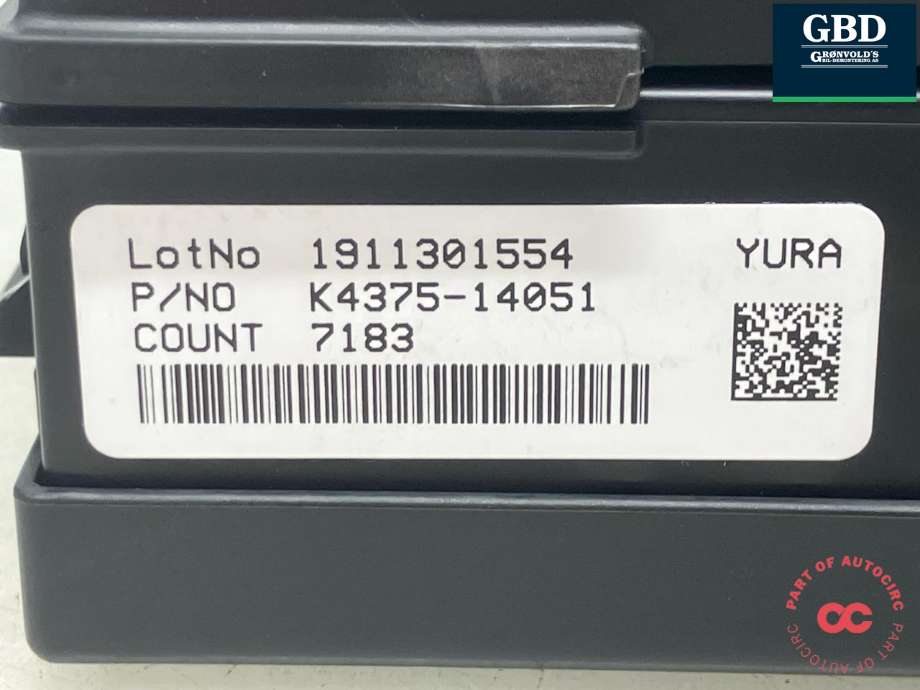 Styreenhet batteri elbil (BMS - Battery Management System) til Hyundai Kona 2017-2021 (Type I, Fase 1)  (37583K 4000|K4375-14051|37583-K4000)
