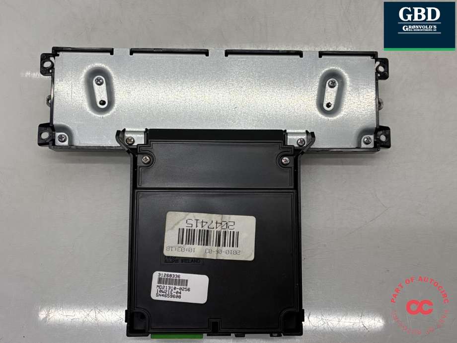 Bilstereo betjeningspanel til Volvo V70 2007-2013 (Type III, Fase 1)  (36001867|31268336|)