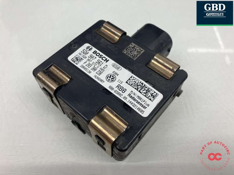 Sensor radar til VW e-Golf 2014-2017 (Fase 1)  (BOSCH|5Q0 907 561 F|5Q0 907 561 D|0 203 300 238)
