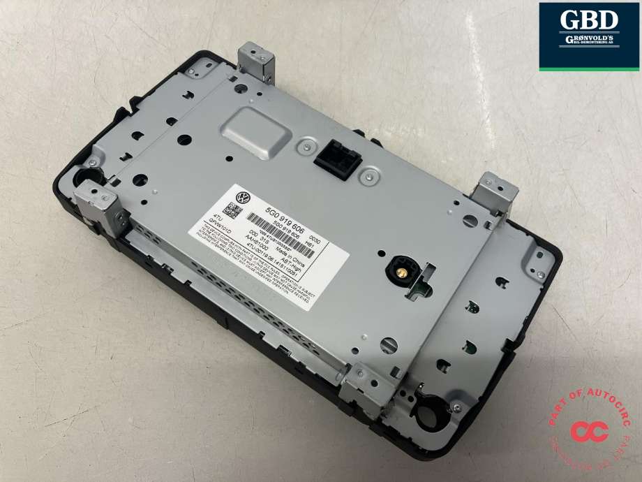 Bilstereo navigasjon skjerm til VW e-Golf 2014-2017 (Fase 1) (5G0 919 606|)
