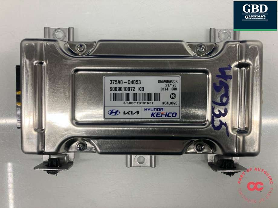 Styreenhet batteri elbil (BMS - Battery Management System) til Kia Niro 2016-2021 (375A0Q4053|375A0-Q4053|9009010072 KB)