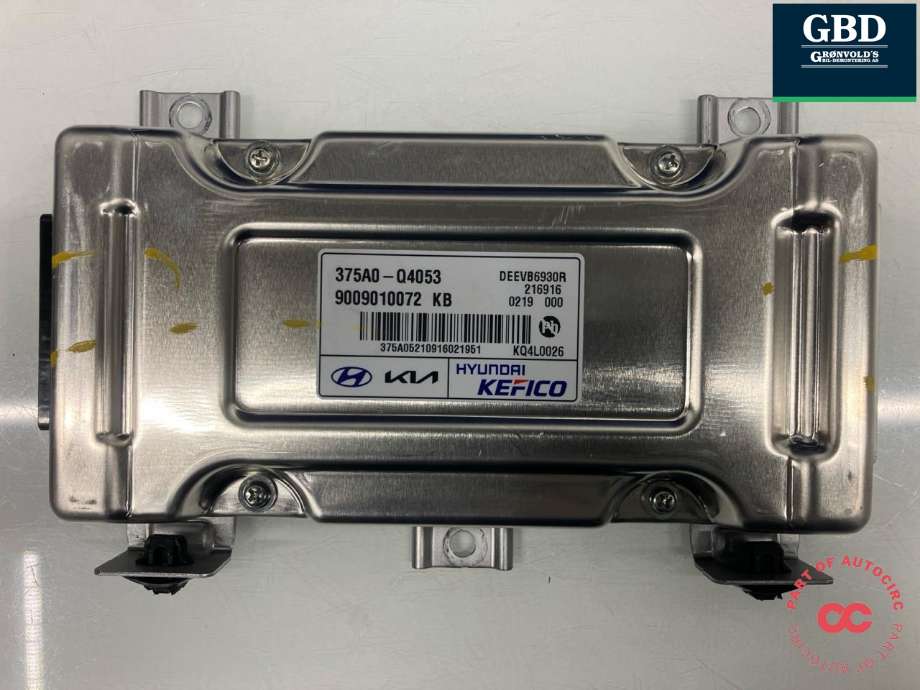 Styreenhet batteri elbil (BMS - Battery Management System) til Kia Soul 2014-2019 (Type II) (375A0Q4 053|375A0-Q4053|9009010072 KB)