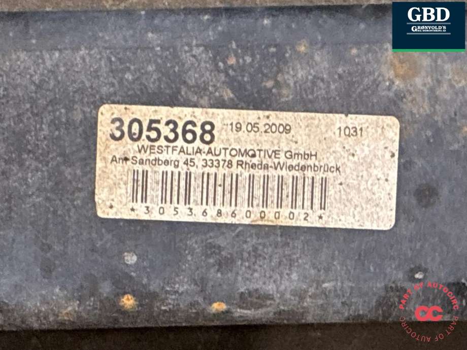 Hengerfeste til Audi A4 2007-2014 (Type IV) (B8) (B8) (8T0 800 491 H|8T0 800 491 F|)