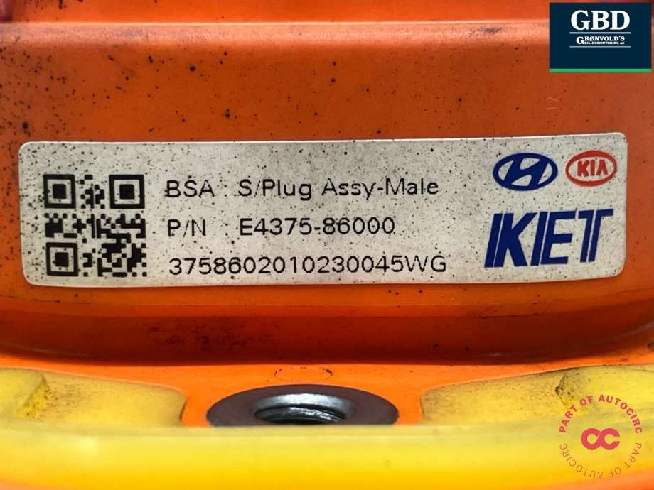 Sikringsboks til Hyundai Kona 2021-2023 (Type I, Fase 2) (37518K4000|37518-K4000|E4375-86000)