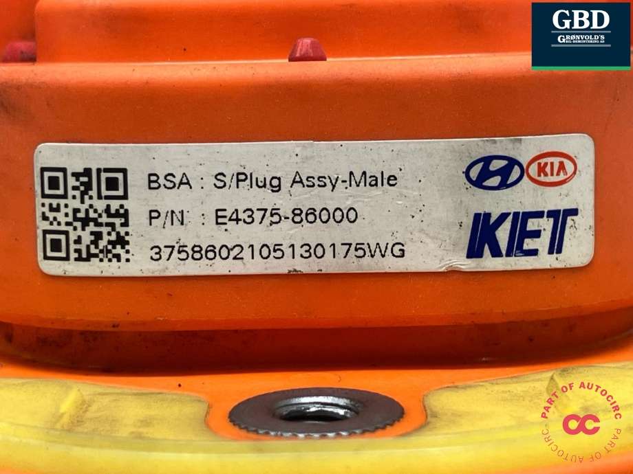 Sikringsboks til Hyundai Kona 2017-2021 (Type I, Fase 1) (37518K4000|37518-K4000|E4375-86000)
