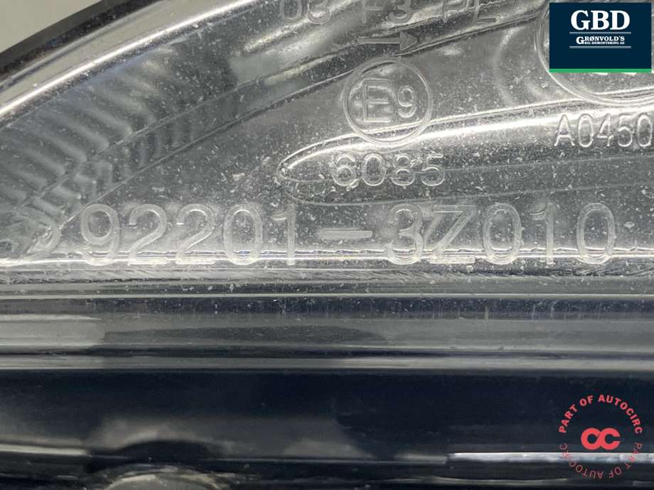 Tåkelykt venstre foran til Hyundai i40 2012-2017 (92201 3Z000|92201-3Z010|)