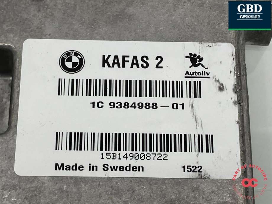 Styreenhet cruisekontroll til BMW X5 2013-2018 (F15) (F15) (66 51 5 A35 0D2|1C 9384988-01|)