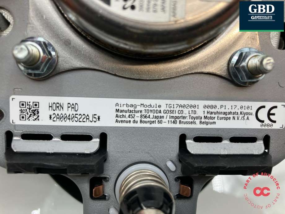 Airbag rattpute til Suzuki Across 2020-->>  (T4513-04228-0C0|)