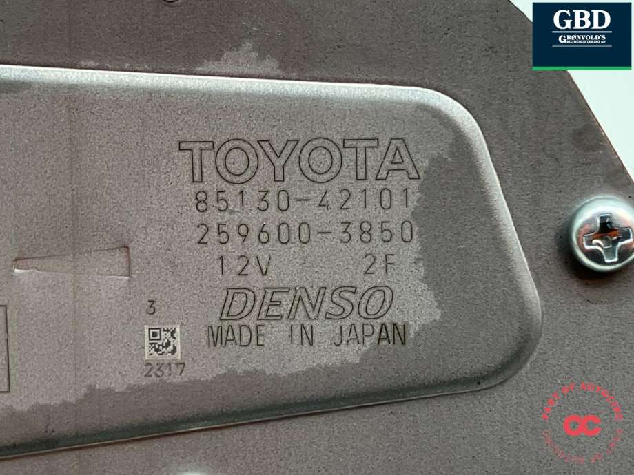 Viskermotor bakrute til Suzuki Across 2020-->>  (DENSO|T8513-04210-100|85130-42101|259600-3850)