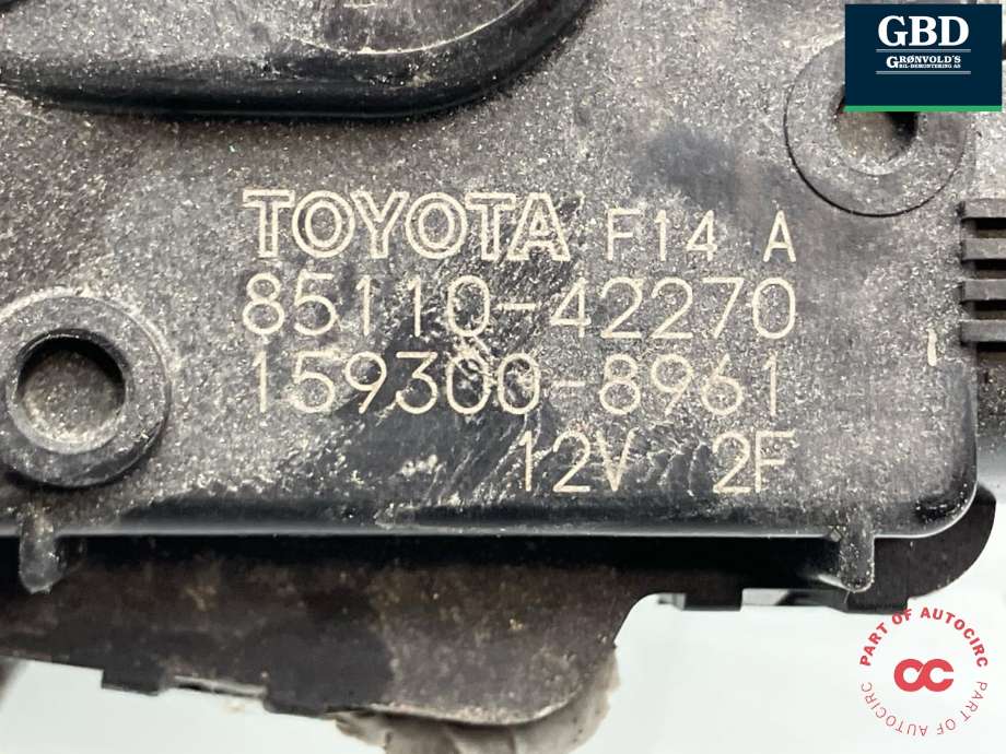 Viskermotor frontrute komplett m/overføring til Suzuki Across 2020-->> (TOYOTA|T8515-04224|T8511-04227|85110-42270)