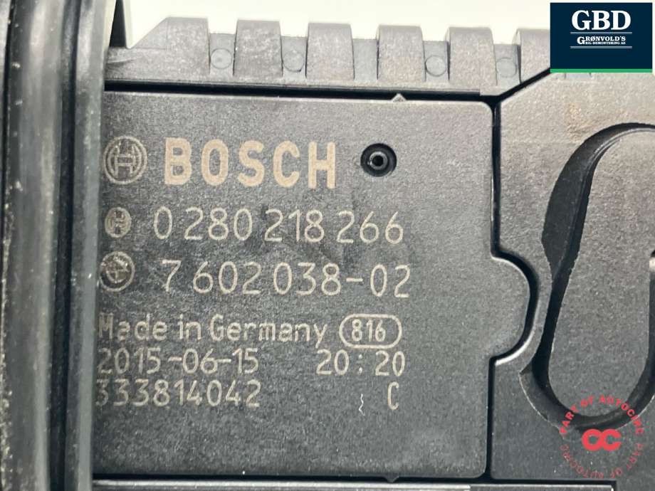 Luftmengde/luftmassemåler til BMW X5 2013-2018 (F15) (F15) (13 62 7 602 038|7 602 038-02|)