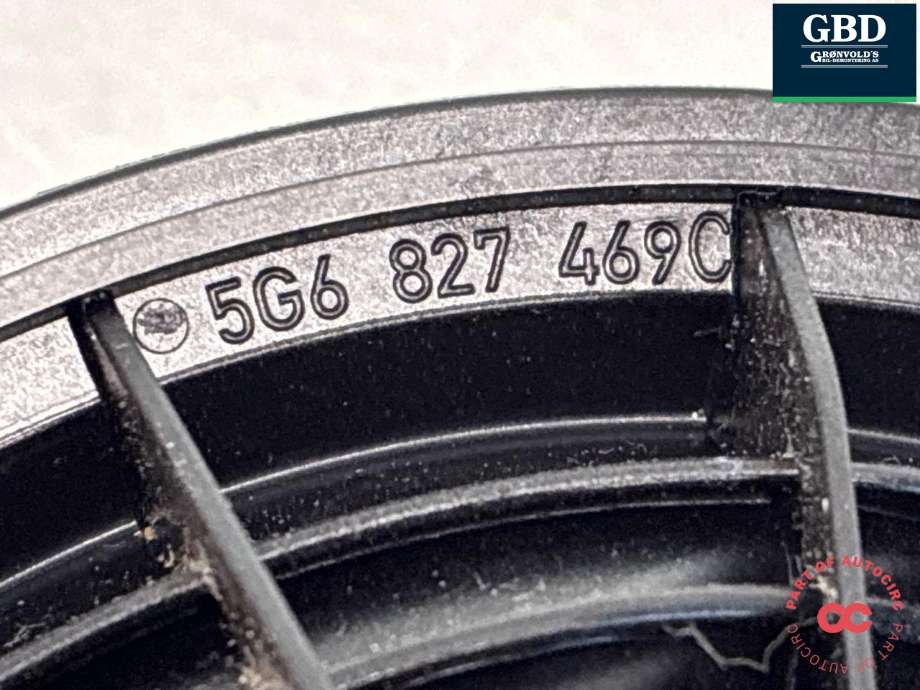 Bakluke/bakdør håndtak til VW Golf VII 2012-2017 (Fase 1) (5G6 827 469 F|5G6 827 469 F FOD|5G6 827 469 C)