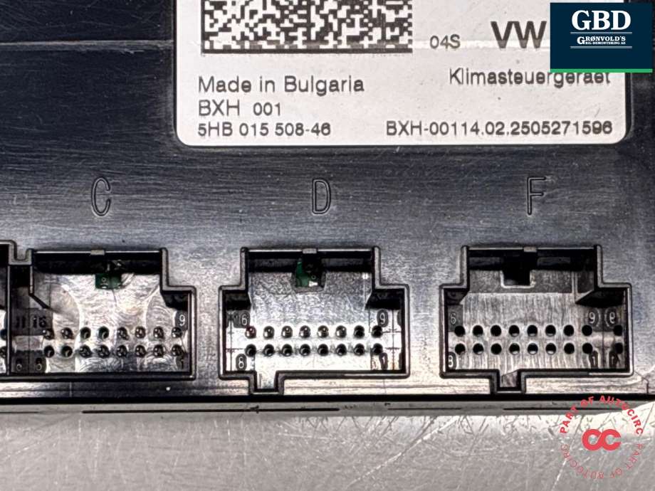 Styreenhet klima/aircondition til VW ID.4 2020-->> (1EE 907 007 F|)