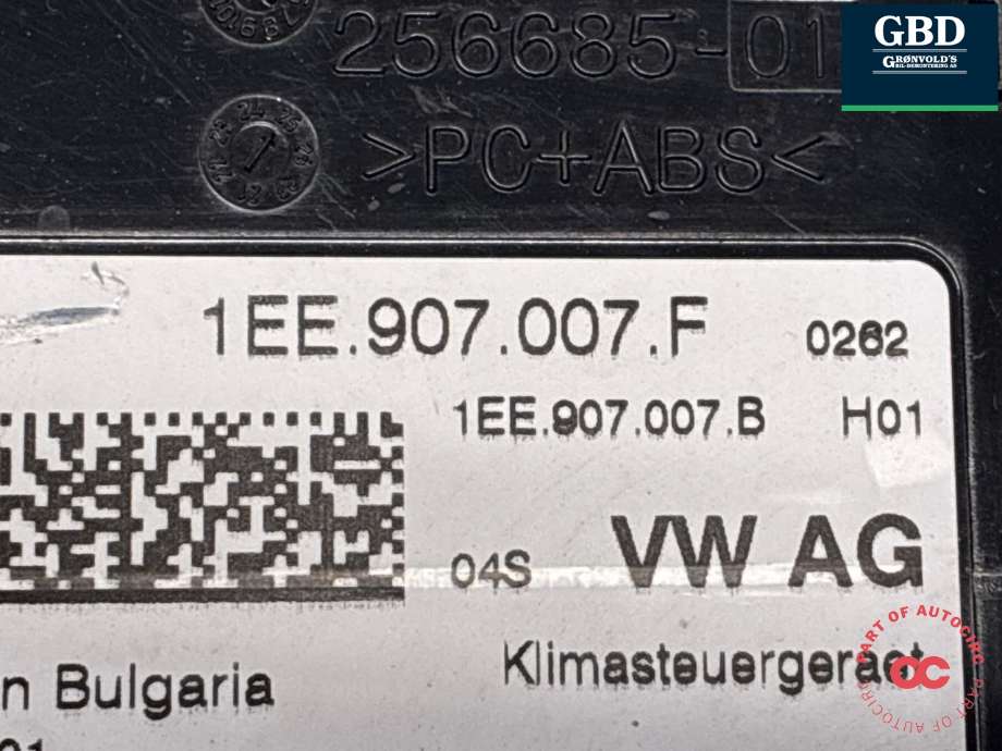 Styreenhet klima/aircondition til VW ID.4 2020-->> (1EE 907 007 F|)