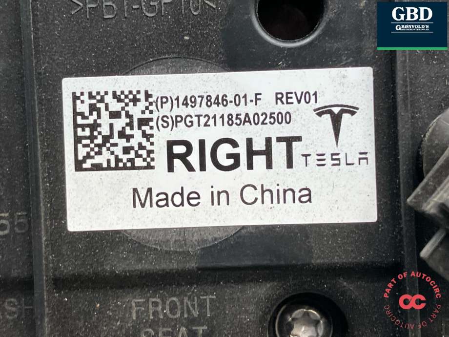 Styreenhet comfort (BCM) til Tesla Model Y 2021-2024 (Type I)  (1497846-02-F|1497846-01-F|)
