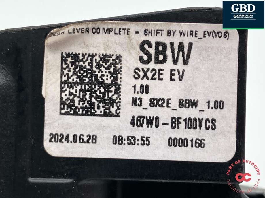 Girstang/girvelger automat til Hyundai Kona 2024-->> (Type II) (467W0-BF100VCS|)