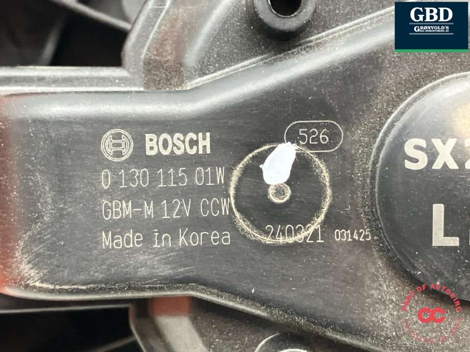 Varmeapparat motor til Hyundai Kona 2024-->> (Type II)  (97113HF000|0 130 115 01W|)