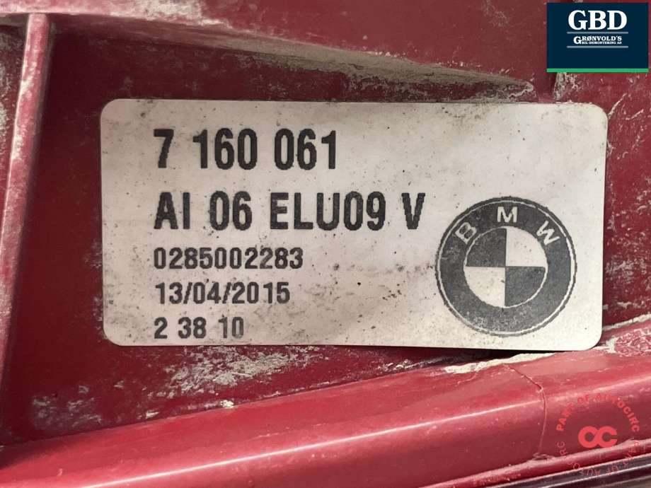 Baklykt venstre ytre til BMW 3-Serie 2005-2011 (E90/E91/E92/E93) (E90/E91/E92/E93) (63 21 7 160 061|)