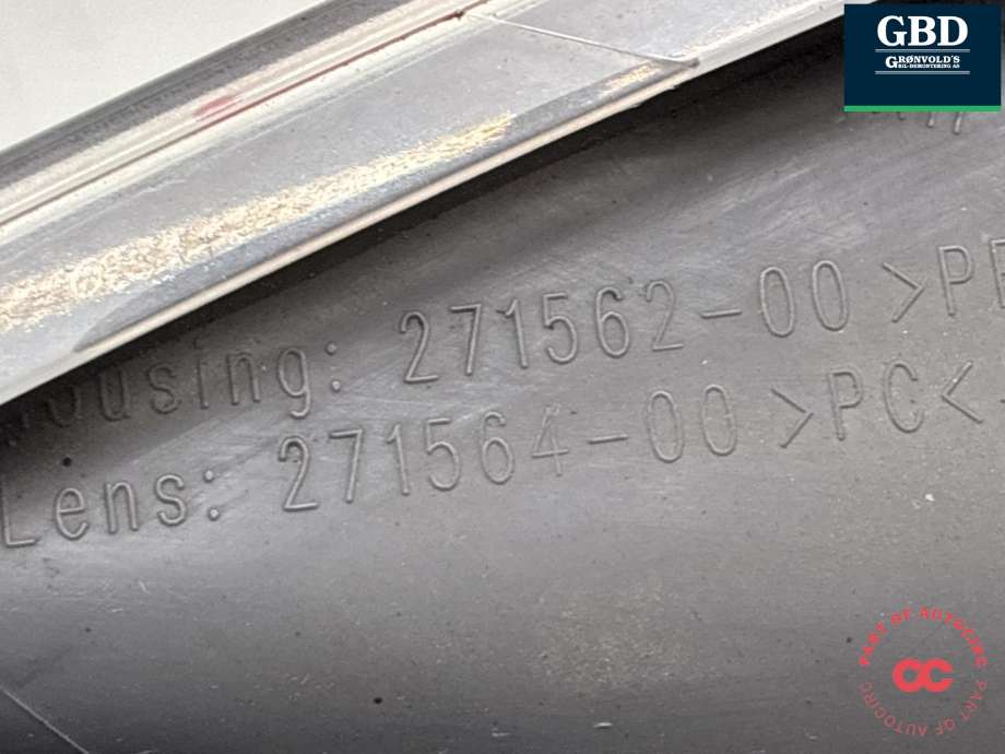 Tåkelykt høyre foran til Citroën C5 2008-2017 (Type II)  (6206 J4|)