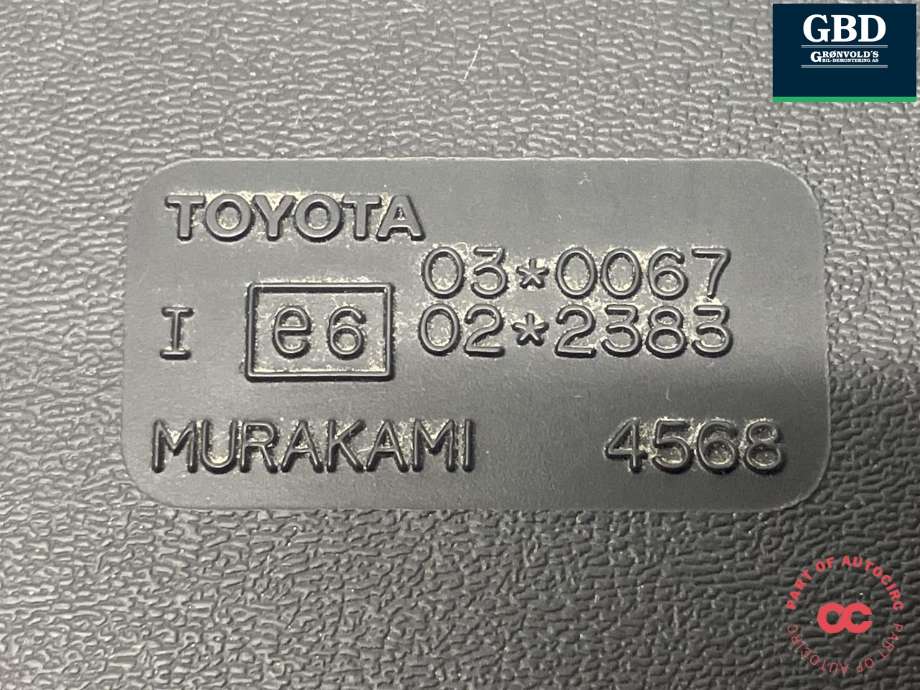 Speil innvendig til Toyota Hiace 2007-2012 (Fase 3)  (8781026050|)