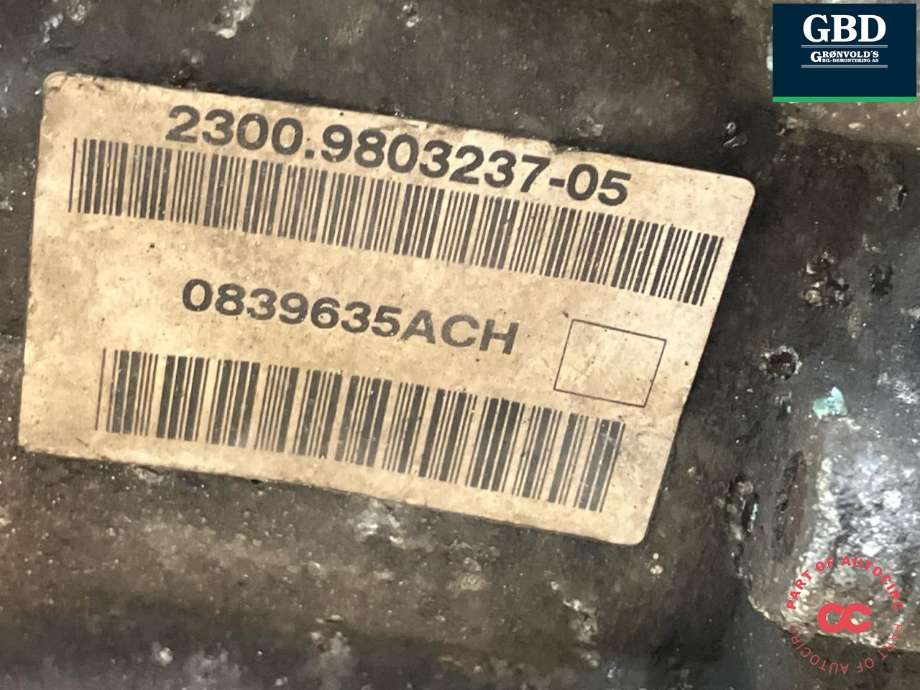 Girkasse manuell 6-trinn til Mini Countryman 2010-2016 (R60) (R60) (23 00 9 810 109|9803237|9803237-05| 0839635ACH)