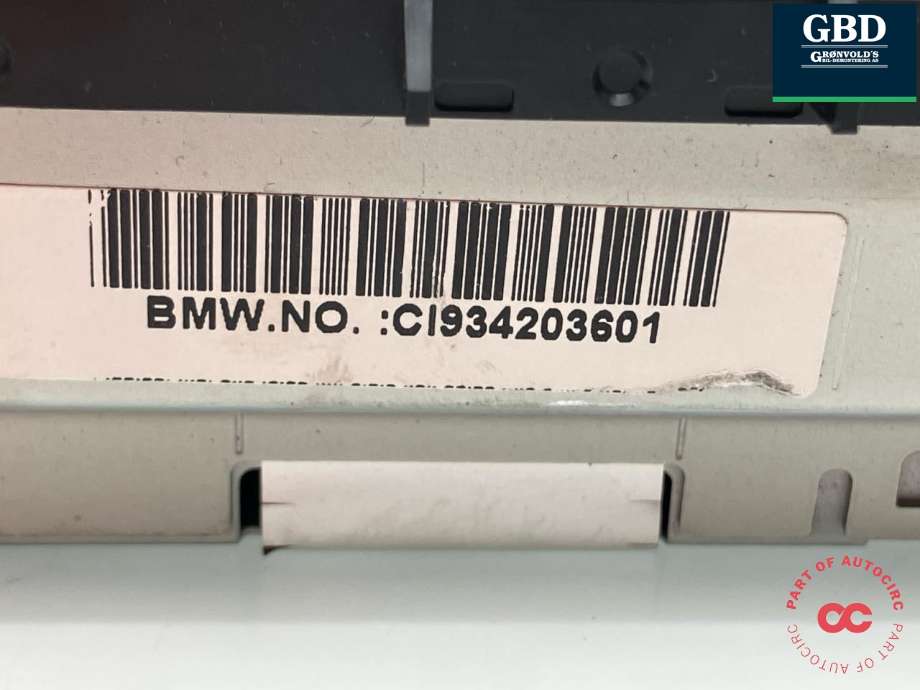 Bilstereo til BMW 1-Serie 2011-2015 (Fase 1) (F20/F21) (F20/F21) (65 12 9 262 045|)