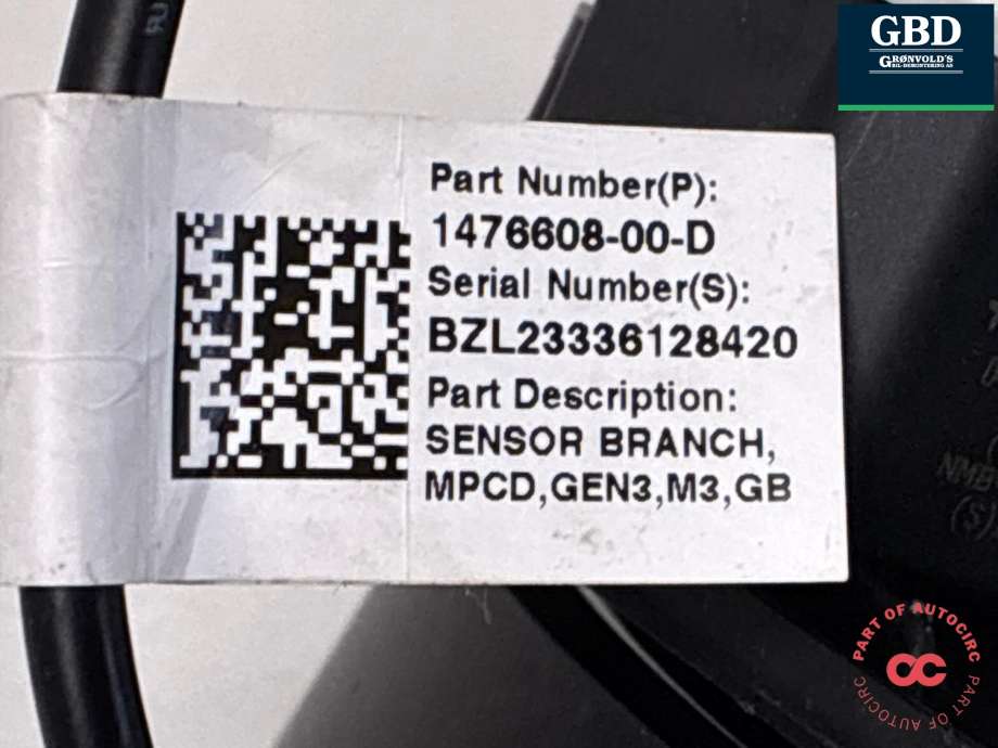 Ladeluke karosseri elbil til Tesla Model Y 2021-2024 (Type I) (1505514-00-D|1505514-97-D|1476608-00-d)