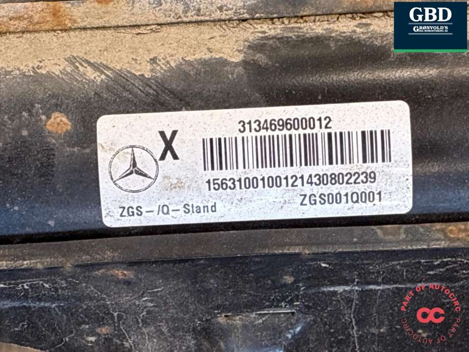Hengerfeste til Mercedes GLA 2014-2020 (X156) (X156) (A 156 310 07 00|313469600012|)