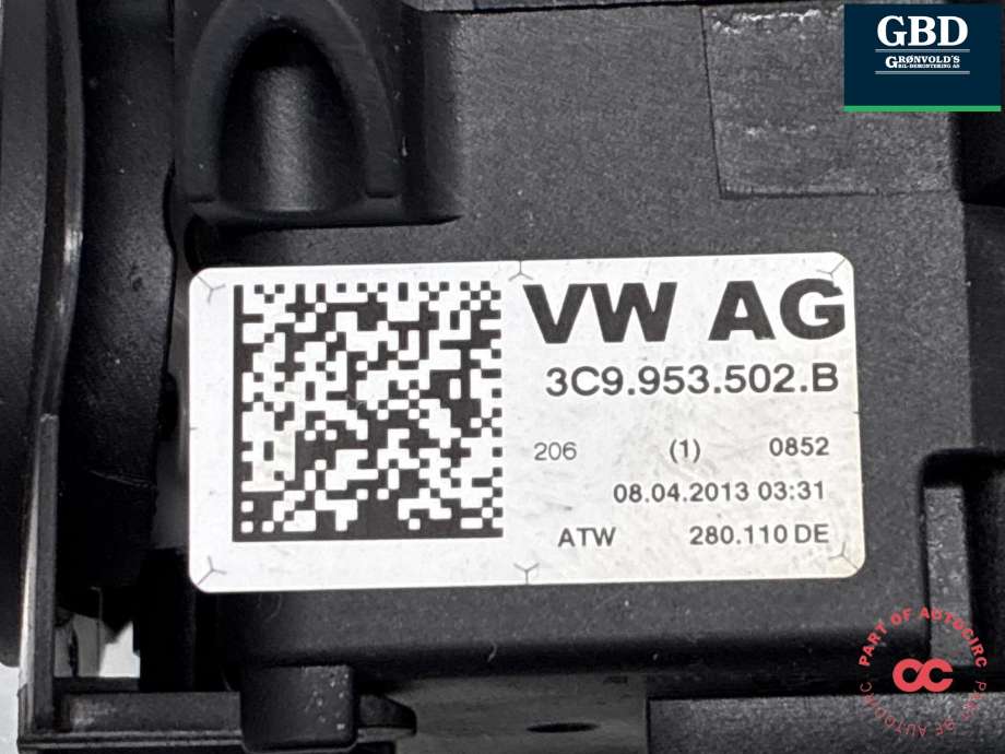 Bryter combi til VW Passat 2011-2015 (B7) (B7) (3C9 953 502 B|3C9 953 502 B 9B9|3C9953501BG)