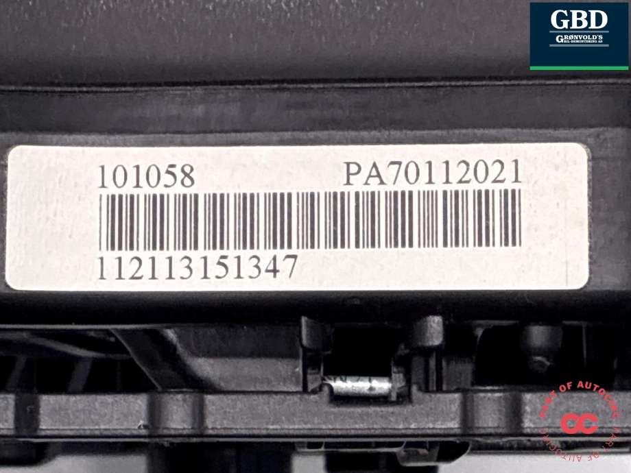 Airbag rattpute til Opel Combo D 2012-2018 (95513081|PA70112021|)