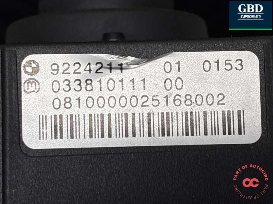 Girstang/girvelger automat til BMW 5-Serie 2003-2010 (E60/E61) (E60/E61) (61 31 9 213 651|9224211 01|)