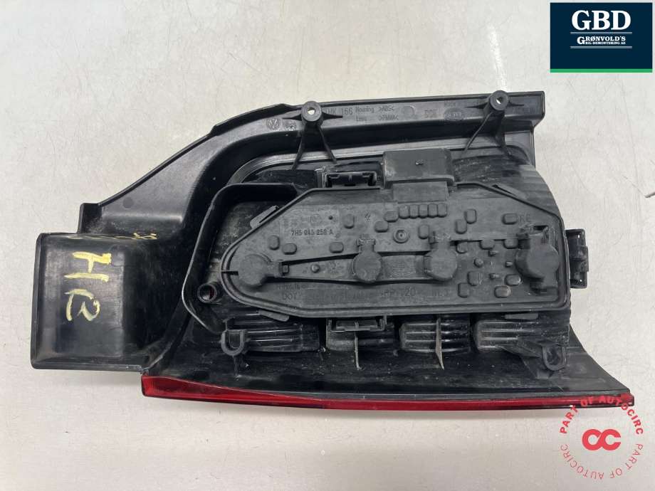 Baklykt høyre til VW Transporter / Caravelle 2009-2015 (Fase 2) (T5) (T5) (7H0 945 096 L|)